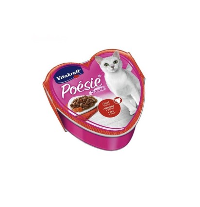 Vitakraft Poesie консервы для кошек с говядиной и морковью 85 гр. 